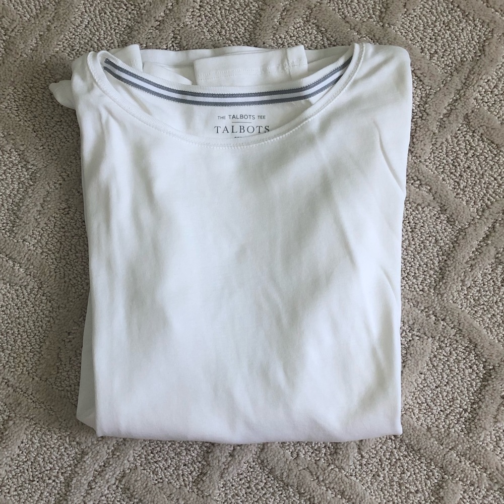 Talbots White Tee